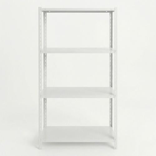 Shelf unit with a load capacity of 70 kilograms, 4 levels - 30*90*200, white