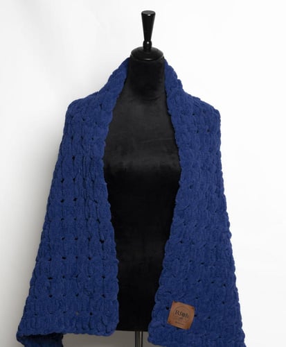 شال كحلي نسائي-رجالي