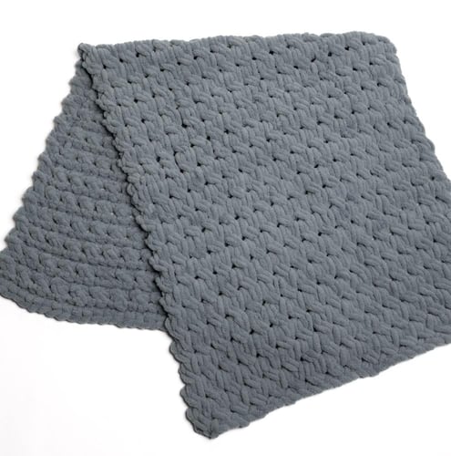 شال رمادي نسائي-رجالي