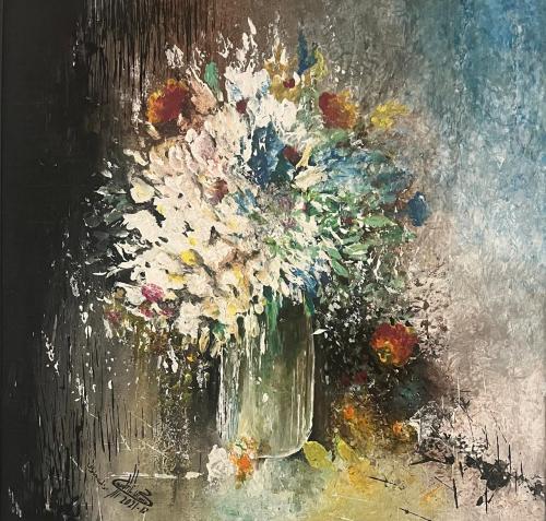 لوحة الزهور