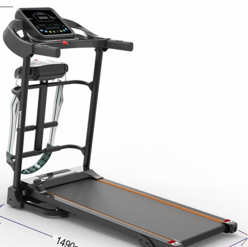 سير مشي 1.5 حصان يتحمل وزن 90 كجم مع مساج موديل 50...