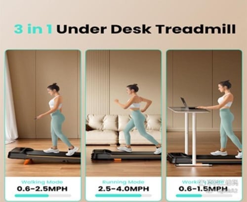 سير مشي أنيق بريموت كنترول وقدرة 1 حصان يتحمل وزن...