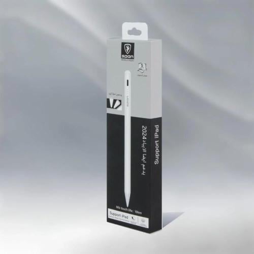 قلم لمس الكتروني SPON يدعم راحة اليد للايباد مع مؤ...