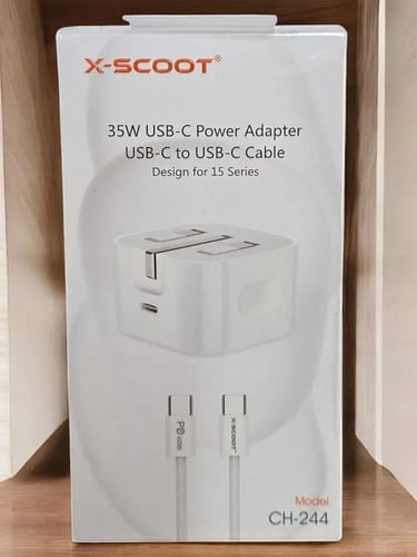 شاحن X-Scout CH-244 الأصلي سريع الشحن PD بقوة 35 و...