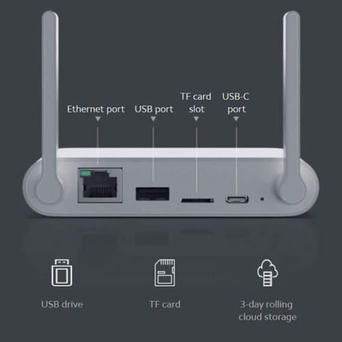 كاميرا مراقبة لاسلكية للحماية الخارجية 1080P من شا...