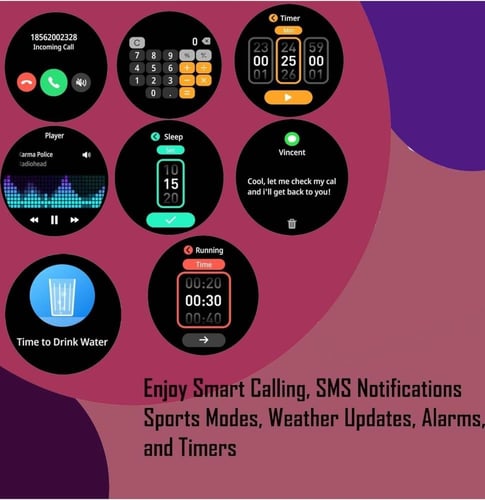 ساعة جي تاب جي تي آر 3 الذكية بتقنية بلوتوث