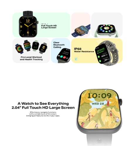 ساعة انفنكس Watch H4 / اسود