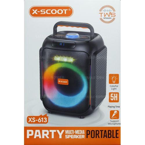 سماعة حفلات X-SCOOT XS-613 – بلوتوث – إضاءة RGB –...