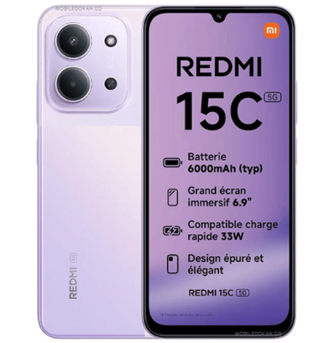 شاومي ريدمي 15C 5G. ذاكرة 256 جيجا. رام 16