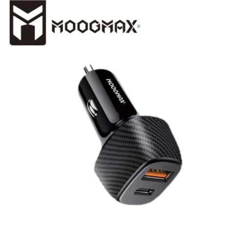 MOOGMAX شاحن سيارة 48W منفذين USB + PD
