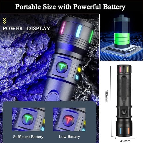 كشاف يدوي ثلاث مستويات