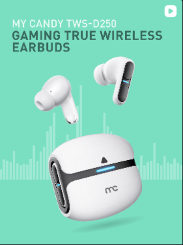 سماعة بلوتوث ماي كاندي TWS-D250 True Wireless Gami...