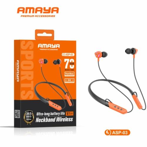 امايا - سماعة راس لاسلكية ASP-03 اسود
