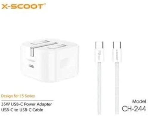 شاحن X-Scout CH-244 الأصلي سريع الشحن PD بقوة 35 و...