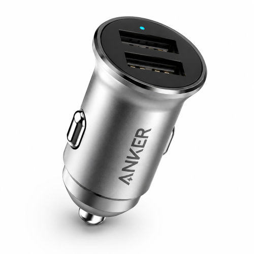 عرض 3 حبات شاحن سيارة ANKER PowerDrive 2 Alloy بمن...