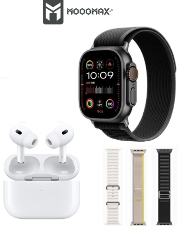 بكج موج ماكس + ساعة الترا وايربودز برو الجيل الثان...