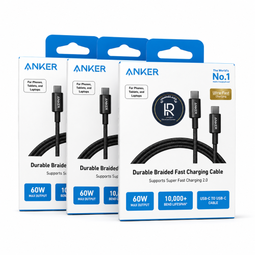 عرض 3 حبات كيبل شحن سريع ANKER Type-C to Type-C 60...
