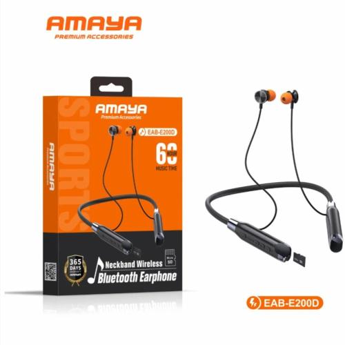 امايا - سماعة راس لاسلكية اسود