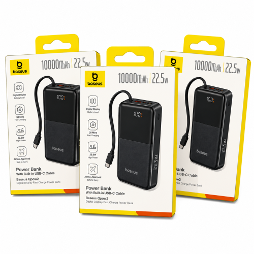 عرض 3 باور بانك Baseus سعة 10000mAh
