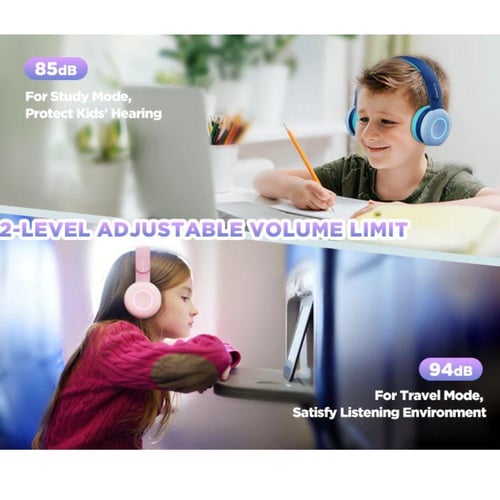 سماعة رأس للأطفال لاسلكية مايسترو للأطفال ماكارون