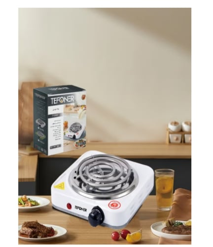 موقد كهربائي بشعلة واحدة بقوة 1000واط. سخان كهربائ...