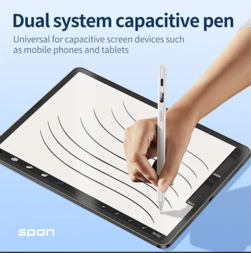 قلم لمس الكتروني SPON يدعم راحة اليد للايباد مع مؤ...