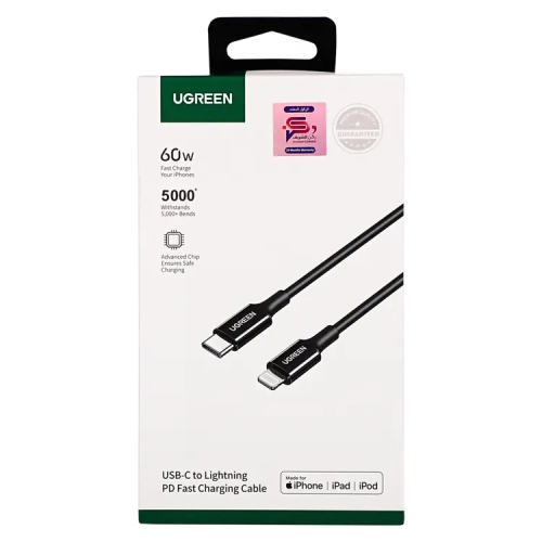 UGREEN - سلك شاحن يوجرين USB-C إلى لايتنينج بقوة 6...