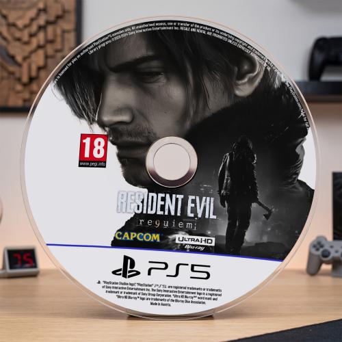 قرص اكريليك للعبة Resident Evil 9
