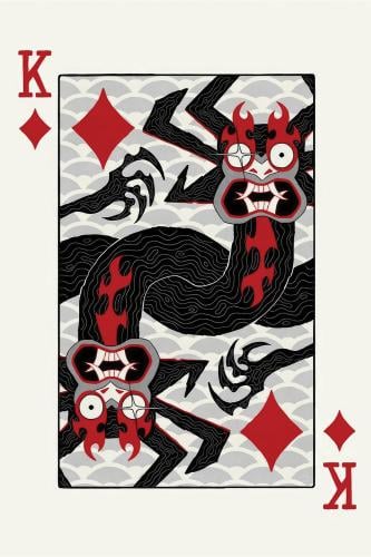 لوحة بطاقة شيطان - Devil Card