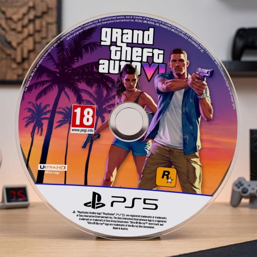 قرص اكريليك للعبة GTA6