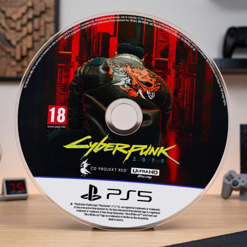 قرص اكريليك للعبة CyberPunk 2077