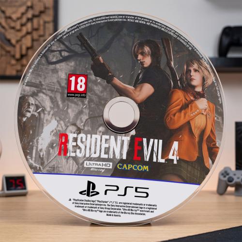 قرص اكريليك للعبة Resident Evil 4
