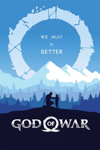 لوحة جاد اوف وار - God of War