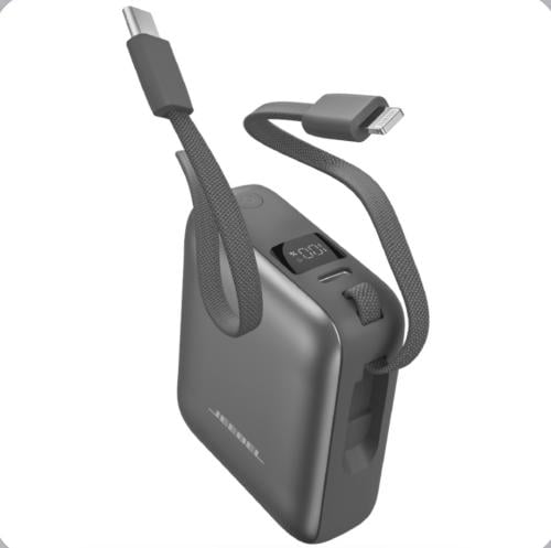باور بانك جيبل 10000mAh مع شحن سريع 22.5W وكابل مد...