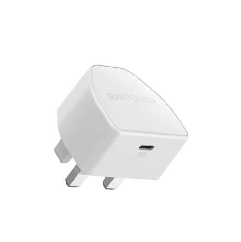 راف باور - شاحن جداري بقوة 20 واط بمنفذ تايب سي