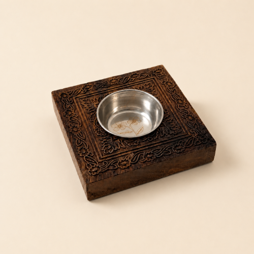مبخرة خشبية تراثية مربعة | Traditional Square Wood...