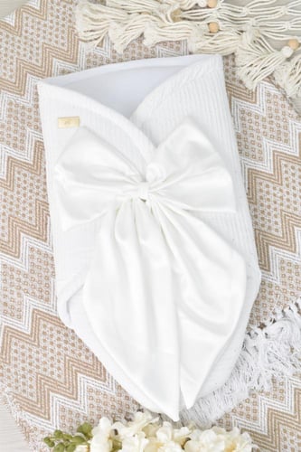 بيت طفل قماش فيكرو لمعه فخم راقي فيونكه