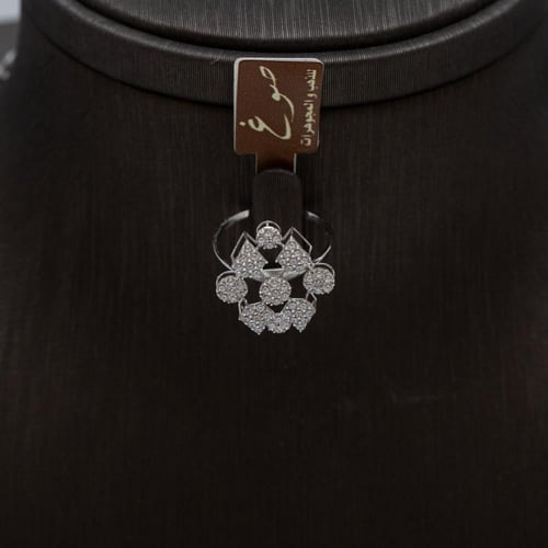 طقم شبكة ذهب ابيض للعروس