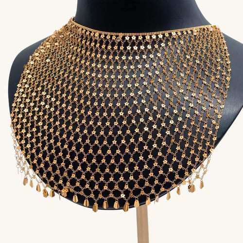 مزنط ذهب دانتيل عيار 21