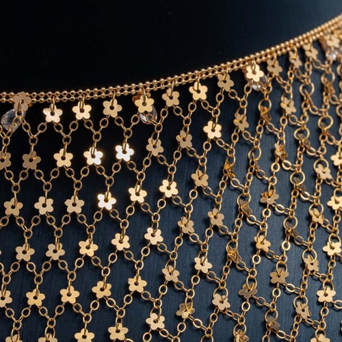 مزنط ذهب دانتيل عيار 21