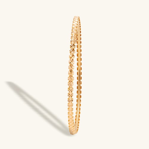 بناجر ذهب رفيعة موديل وردة