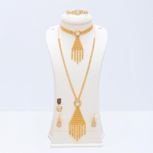 طقم ذهب كويتي ملكي - 6 قطع عيار 21