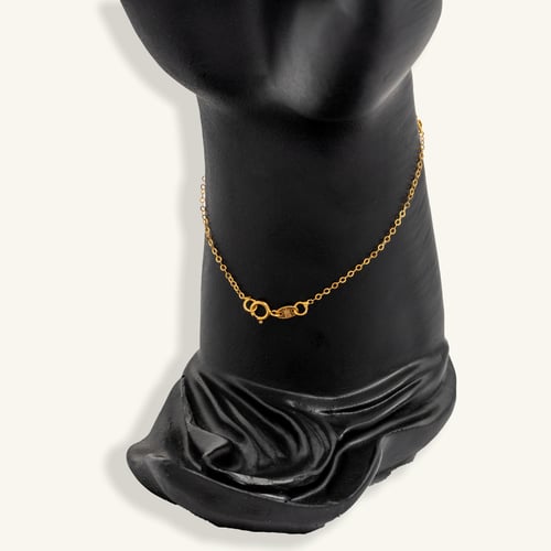 كف ذهب مبروم - تصميم ناعم