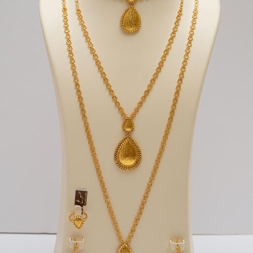 طقم ذهب ملكي 7 قطع سبيشل صوغ