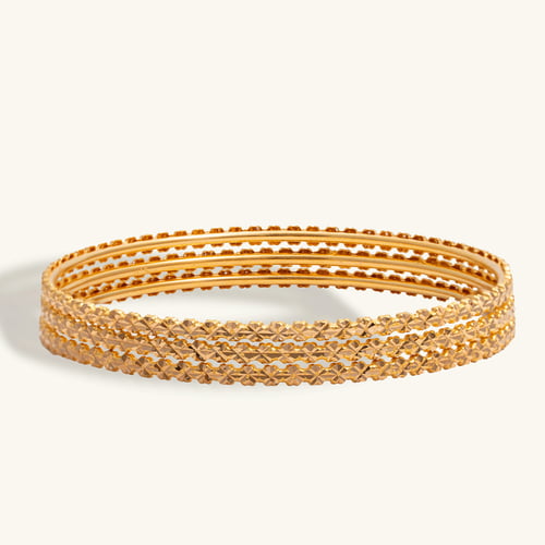 بناجر ذهب رفيعة موديل وردة