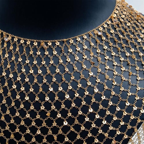مخنق ذهب دانتيل عيار 21