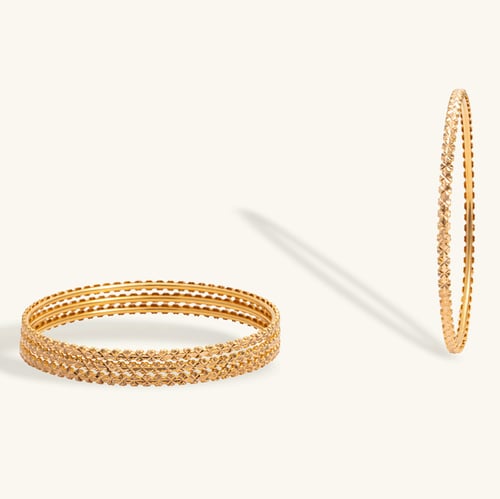 بناجر ذهب رفيعة موديل وردة