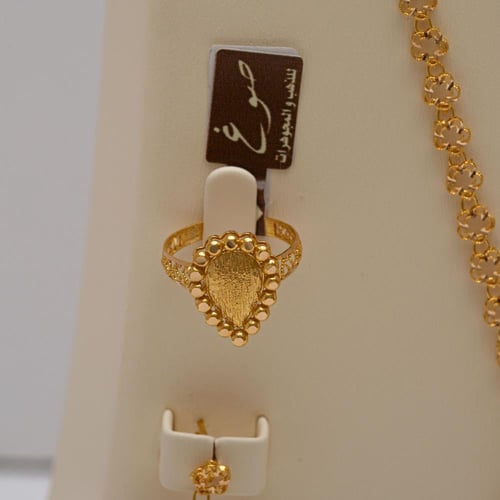 طقم ذهب ملكي 7 قطع سبيشل صوغ