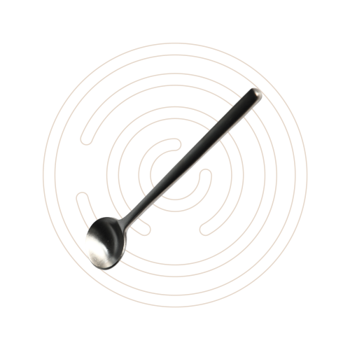 ملعقة اسبريسيو 10 سم فضي DOUBLE SHOT COFFEE SPOON...