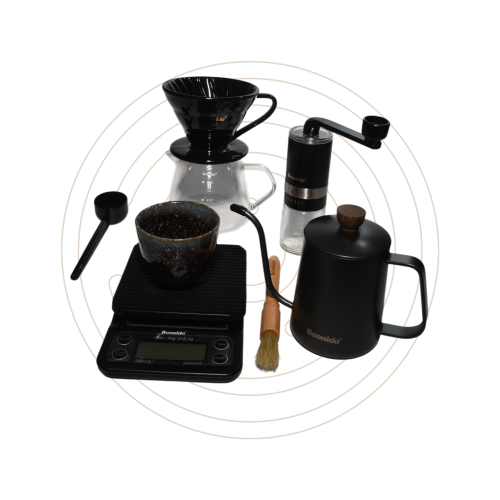 BOONIDO بونيدو - شنطة ادوات القهوة المقطرة 10 قطع...